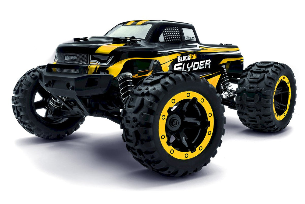 BlackZon Slyder MT 1/16 4WD Electric Monster Truck - RTR - Yellow 540116 (ONLINE ORDER ONLY)