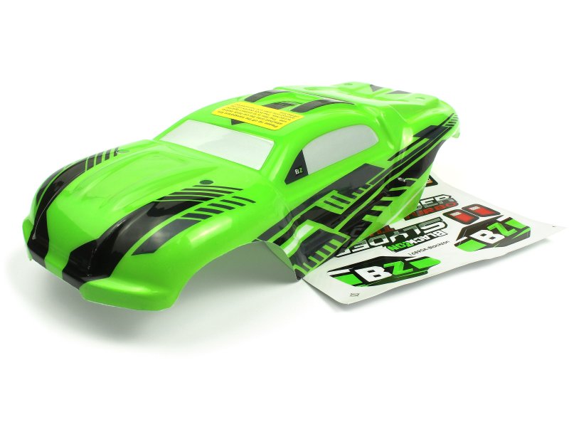 BlackZon Slyder ST Turbo Body (Green/Black) 540206 (ONLINE ORDER ONLY)