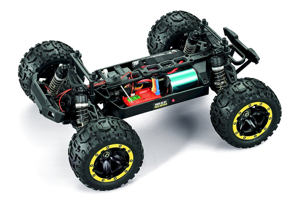 BlackZon Slyder MT Turbo 1/16 4WD 2S Brushless Monster Truck - Yellow 540213 (ONLINE ORDER ONLY)