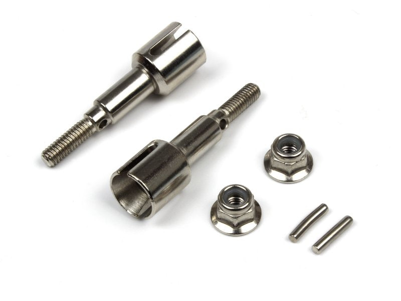 BlackZon Rear Wheel Axles (Steel/2pcs)  540241 (ONLINE ORDER ONLY)