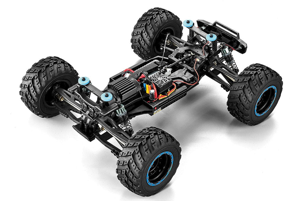 BlackZon Smyter MT Turbo 1/12 4WD RTR 3S Brushless Monster Truck - Blue 540252 (ONLINE ORDER ONLY)