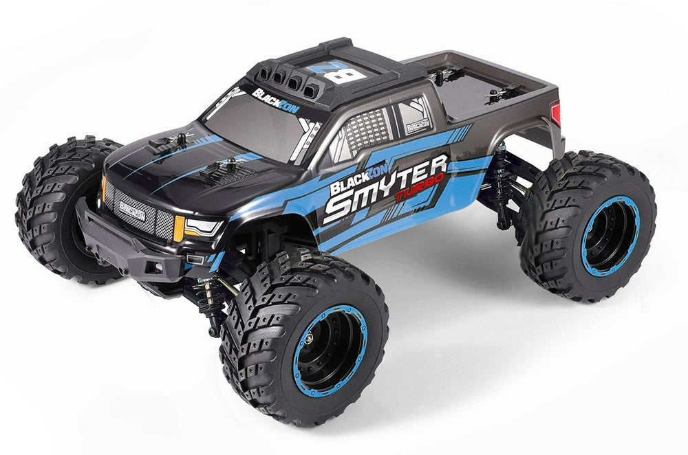 BlackZon Smyter MT Turbo 1/12 4WD RTR 3S Brushless Monster Truck - Blue 540252 (ONLINE ORDER ONLY)