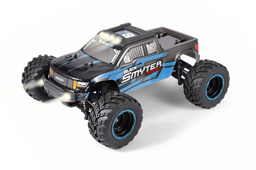 BlackZon Smyter MT Turbo 1/12 4WD RTR 3S Brushless Monster Truck - Blue 540252 (ONLINE ORDER ONLY)