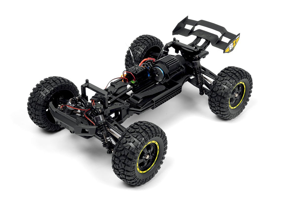 BlackZon Smyter DB Turbo 1/12 Scale 4WD 3S Brushless Electric Desert Buggy RTR (Yellow) - 540255
