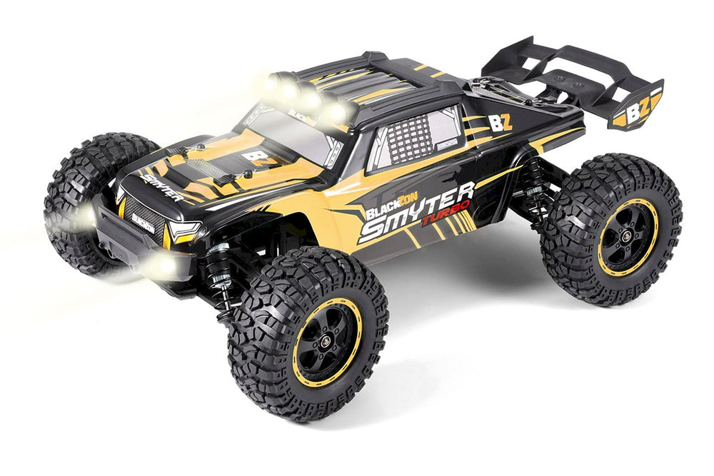 BlackZon Smyter DB Turbo 1/12 Scale 4WD 3S Brushless Electric Desert Buggy RTR (Yellow) - 540255