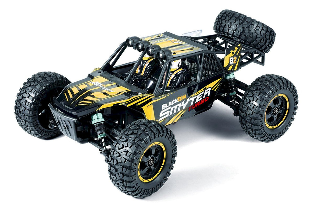 BlackZon Smyter DB Turbo 1/12 Scale 4WD 3S Brushless Electric Desert Buggy RTR (Yellow) - 540257