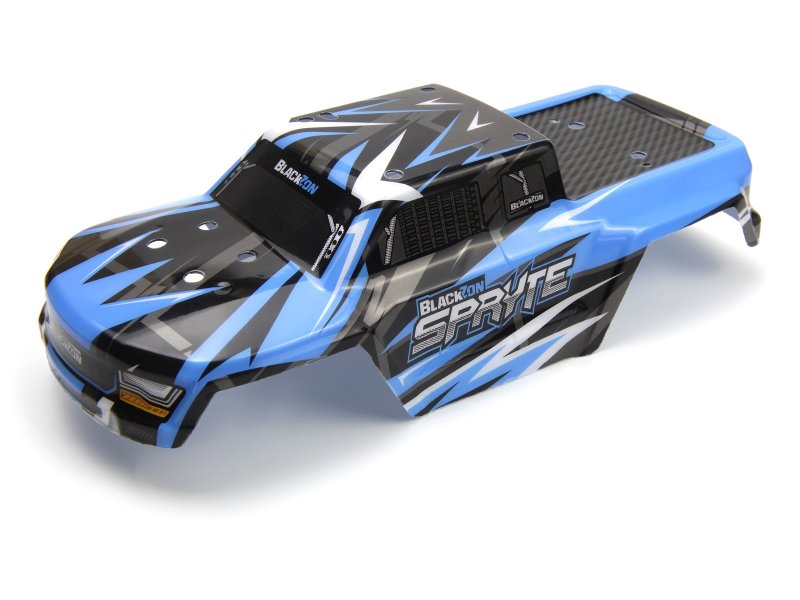 BlackZon Spryte MT Pre-Painted Body Shell - Blue - 540343
