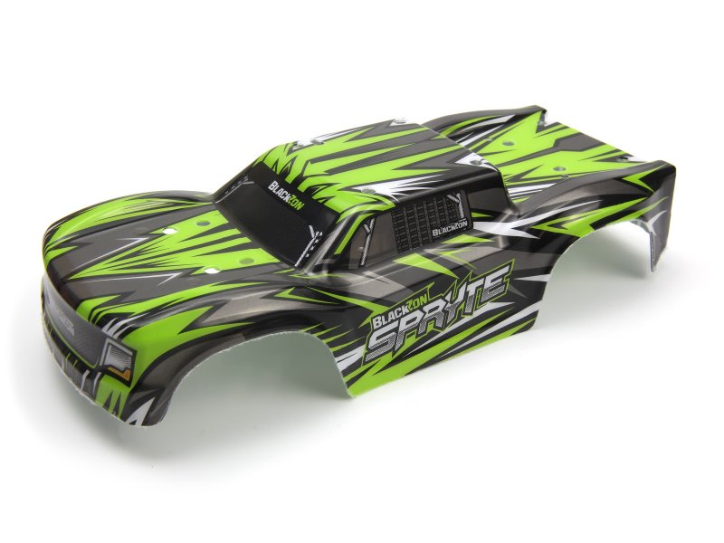 BlackZon Spryte ST Pre-Painted Body Shell - Green - 540346