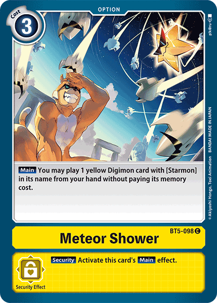 Meteor Shower [BT5-098] [Battle of Omni] (ONLINE ORDER ONLY)