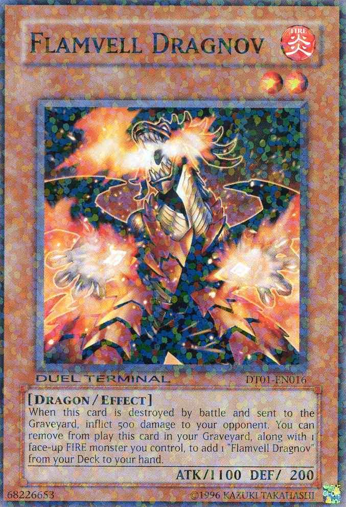 Flamvell Dragnov [DT01-EN016] Super Rare (ONLINE ORDER ONLY)
