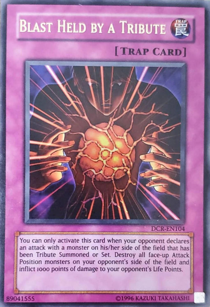 Blast Held by a Tribute [DCR-EN104] Ultra Rare (ONLINE ORDER ONLY)