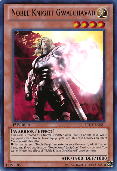 Noble Knight Gwalchavad [LTGY-EN081] Ultra Rare (ONLINE ORDER ONLY)