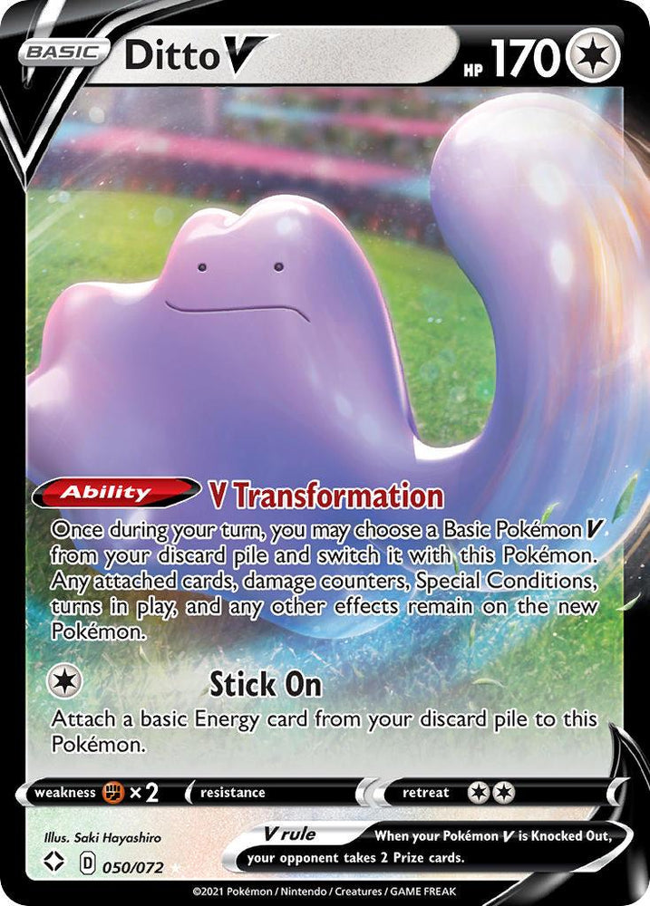 Ditto V (050/072) [Sword & Shield: Shining Fates] (Online Only)