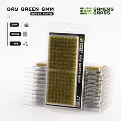 Gamers Grass Tufts: Dry Green 6mm- Small (ONLINE ORDER ONLY)