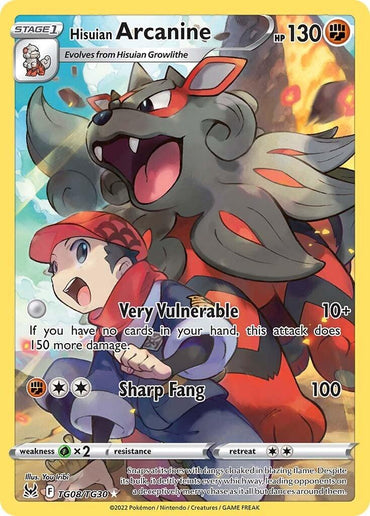 Hisuian Arcanine (TG08/TG30) [Sword & Shield: Lost Origin] (Online Only)