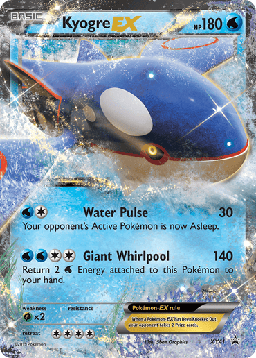 Kyogre EX (XY41) [XY: Black Star Promos] (Online Only)