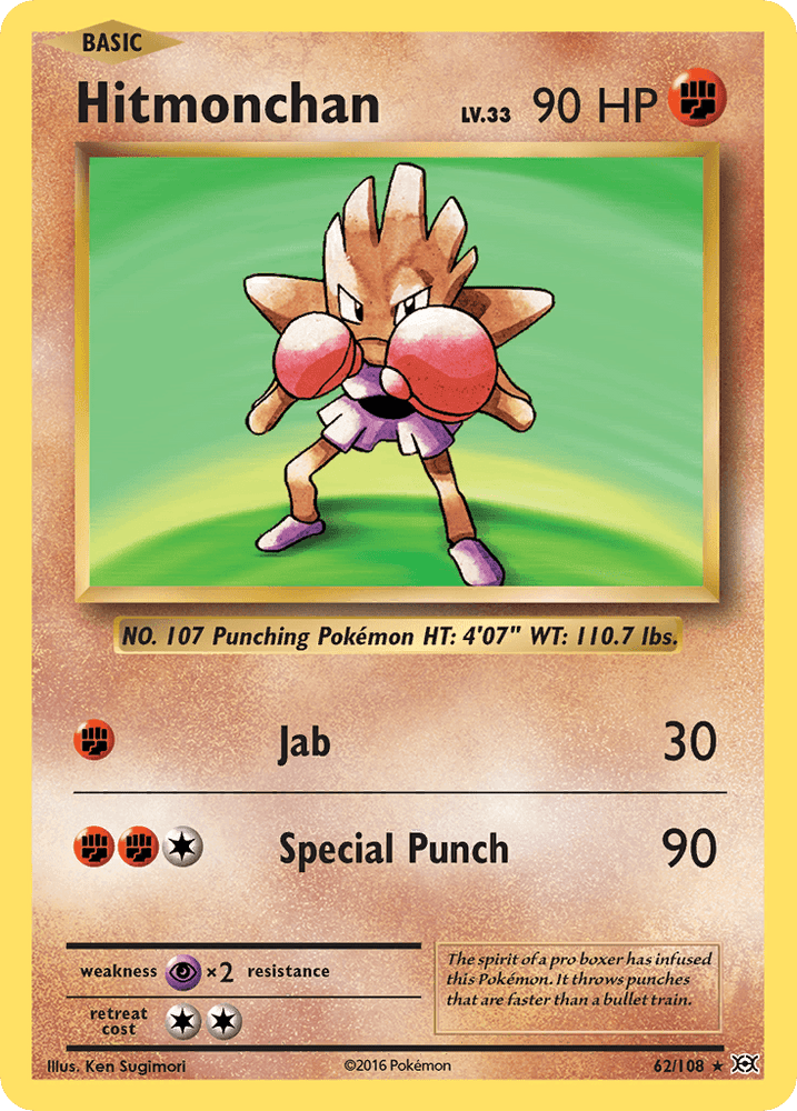 Hitmonchan (62/108) [XY: Evolutions] (Online Only)
