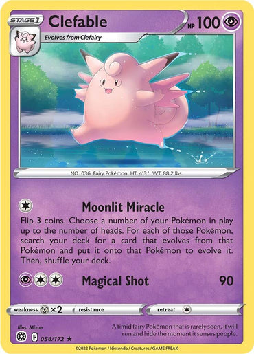 Clefable (054/172) [Sword & Shield: Brilliant Stars] (Online Only)