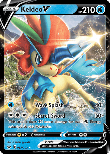 Keldeo V (053/202) [Sword & Shield: Base Set] (Online Only)