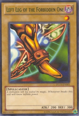 Left Leg of the Forbidden One (Green) [DL11-EN003] Rare (ONLINE ORDER ONLY)