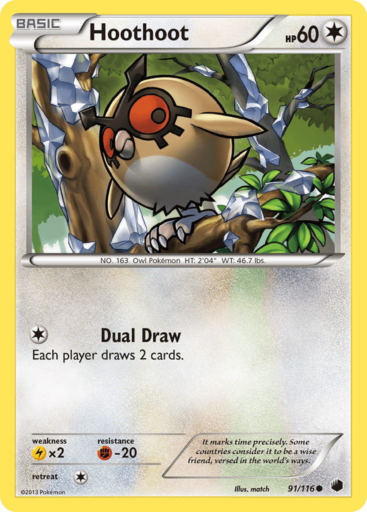 Hoothoot (91/116) [Black & White: Plasma Freeze] (Online Only)