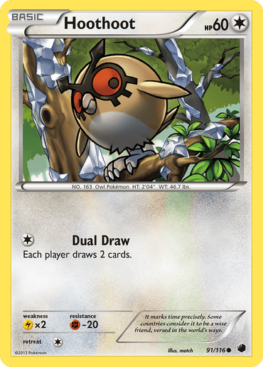 Hoothoot (91/116) [Black & White: Plasma Freeze] (Online Only)