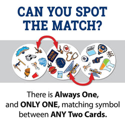 Auburn Tigers Spot It! Card Game