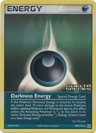 Darkness Energy (103/113) (Stamped) [EX: Delta Species] (Online Only)