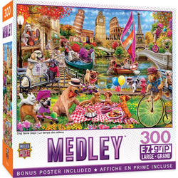 Medley - Dog Gone Days 300 Piece EZ Grip Jigsaw Puzzle (ONLINE ORDER ONLY)