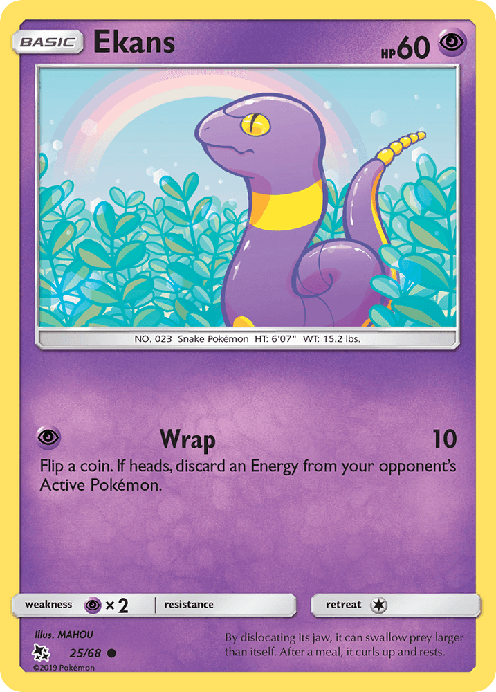 Ekans (25/68) [Sun & Moon: Hidden Fates] (Online Only)