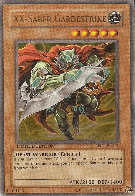 XX-Saber Gardestrike [ANPR-ENSP1] Ultra Rare (ONLINE ORDER ONLY)