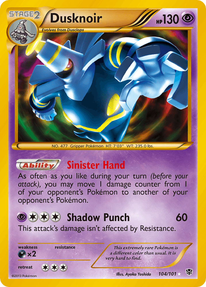 Dusknoir (104/101) [Black & White: Plasma Blast] (Online Only)