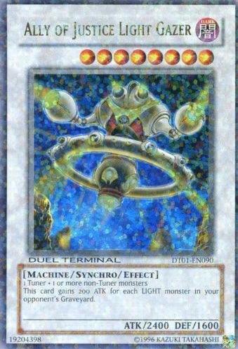 Ally of Justice Light Gazer [DT01-EN090] Ultra Rare (ONLINE ORDER ONLY)