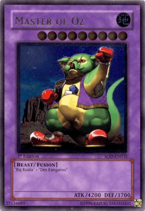 Master of OZ [SOD-EN035] Ultimate Rare (ONLINE ORDER ONLY)