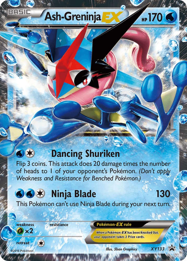 Ash-Greninja EX (XY133) [XY: Black Star Promos] (Online Only)