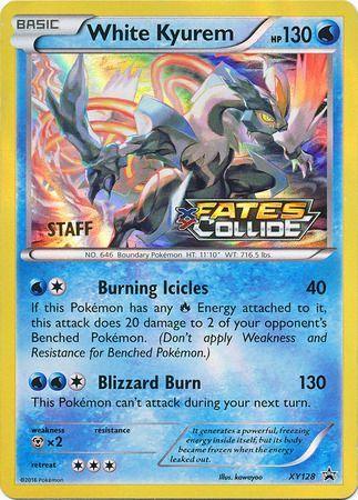 White Kyurem (XY128) (Staff) [XY: Black Star Promos] (Online Only)