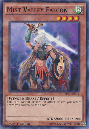 Mist Valley Falcon [BP03-EN074] Shatterfoil Rare (ONLINE ORDER ONLY)