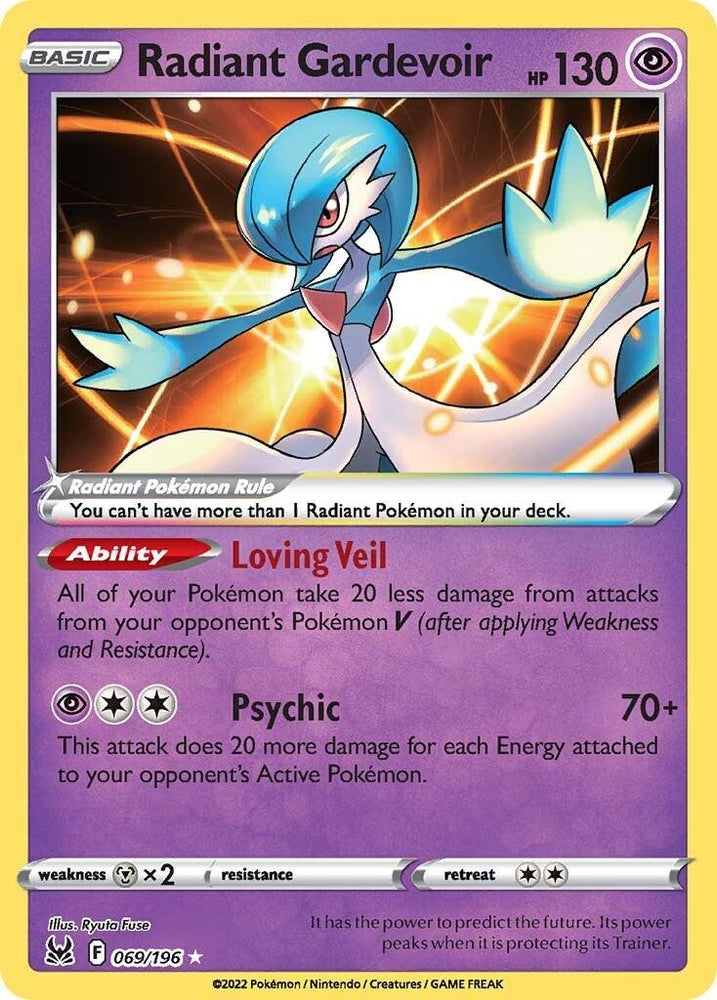 Radiant Gardevoir (069/196) [Sword & Shield: Lost Origin] (Online Only)