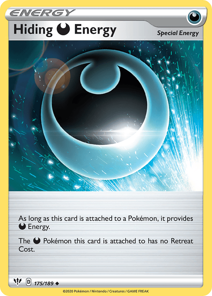 Hiding Darkness Energy (175/189) [Sword & Shield: Darkness Ablaze] (Online Only)