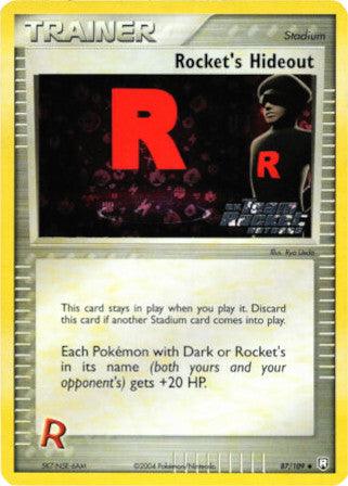Rocket's Hideout (87/109) (Stamped) [EX: Team Rocket Returns] (Online Only)