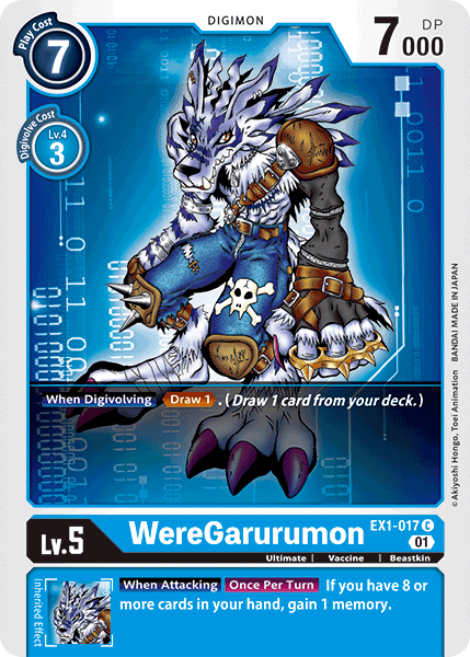 WereGarurumon [EX1-017] [Classic Collection] (ONLINE ORDER ONLY)
