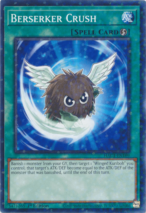 Berserker Crush (Duel Terminal) [HAC1-EN169] Common (ONLINE ORDER ONLY)
