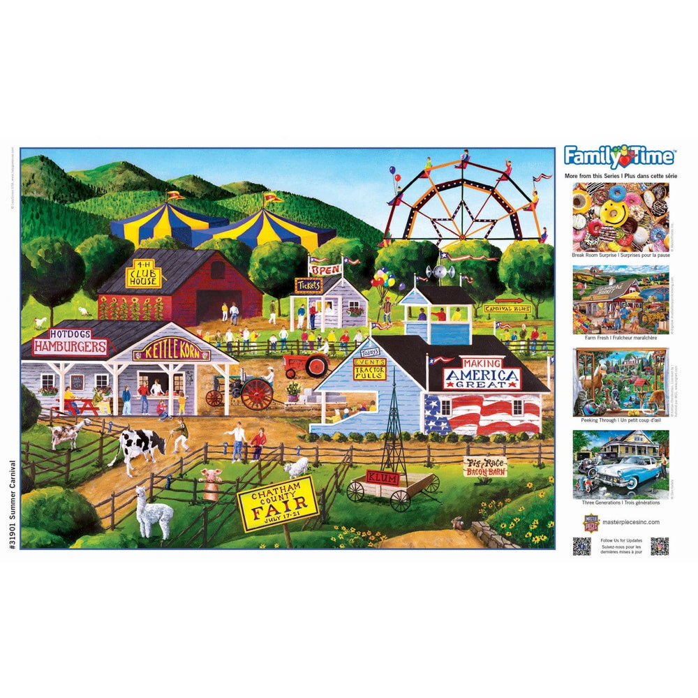 Family Time - Summer Carnival 400 Piece Jigsaw Puzzle (ONLINE ORDER ONLY)