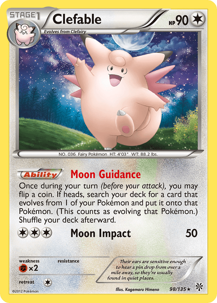 Clefable (98/135) [Black & White: Plasma Storm] (Online Only)