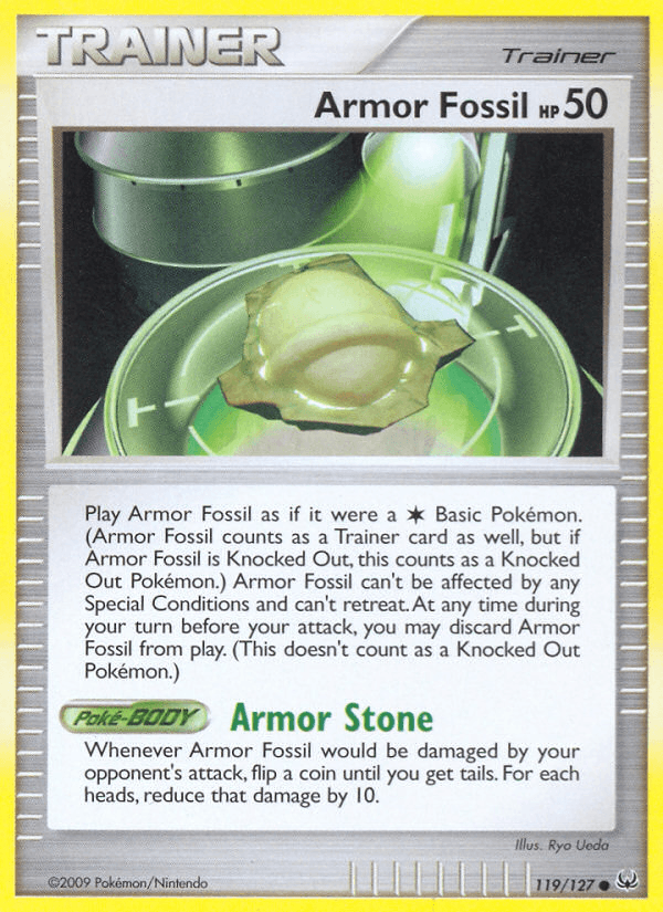 Armor Fossil (119/127) [Platinum: Base Set] (Online Only)