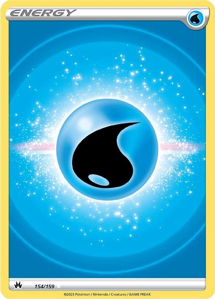 Water Energy (154/159) (Texture Full Art) [Sword & Shield: Crown Zenith] (Online Only)