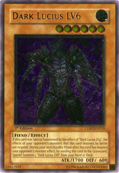 Dark Lucius LV6 [CDIP-EN010] Ultimate Rare (ONLINE ORDER ONLY)