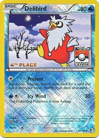 Delibird (38/149) (League Promo 4th Place) [Black & White: Boundaries Crossed] (Online Only)