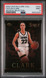 Graded 2024 Panini Caitlin Clark Collection Caitlin Clark #AS2 Artistic Selection Rookie RC Basketball Card PSA 9 Mint (ONLINE ORDER ONLY)