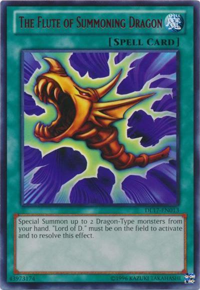 The Flute of Summoning Dragon (Red) [DL17-EN013] Rare (ONLINE ORDER ONLY)